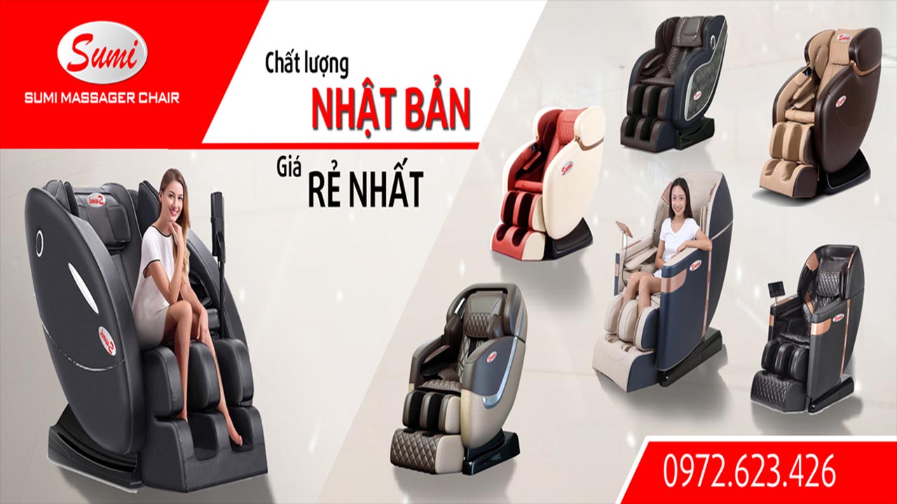 Ghế massage tại thành phố Vinh – Sumi Massager Chair